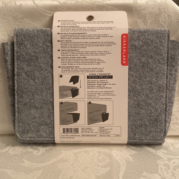 KIKKERLAND BEDSIDE FELT POCKET - Picture 2 of 2